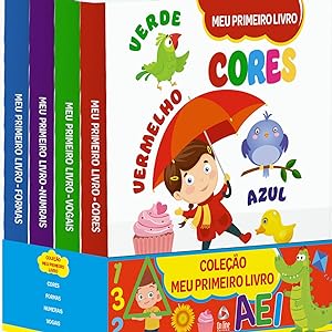 Coleção Meu Primeiro Livro com 4 livros - Capa Dura